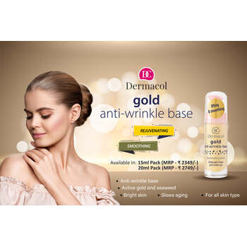 Gold Anti-Wrinkle Base - Omladzujúca báza pod make up so zlatom